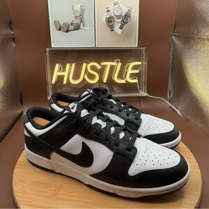 Nike Dunk Low Retro “Panda” White/Black Men’s Sz 10